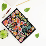 DIY Diamond Painting Notebook - Spread joy (No lines)