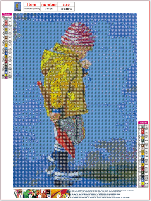 Full Diamond Painting kit - Cute boy