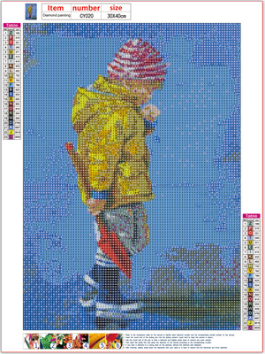 Full Diamond Painting kit - Cute boy