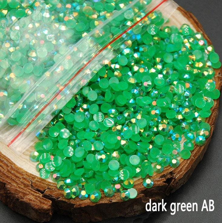 2MM 3MM 4MM jelly drill colorful AB drill nail drills (1000pcs) - Hibah-Diamond painting art studio