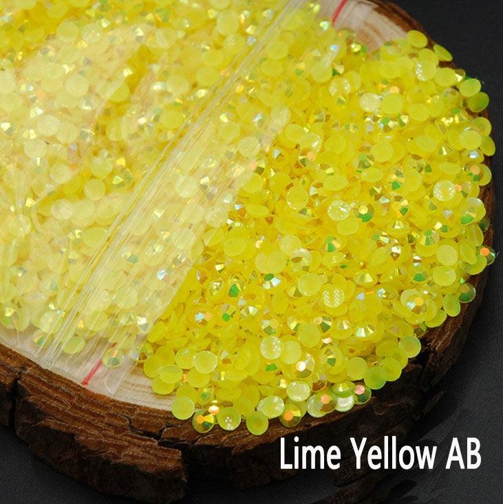 2MM 3MM 4MM jelly drill colorful AB drill nail drills (1000pcs) - Hibah-Diamond painting art studio