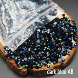 2MM 3MM 4MM jelly drill colorful AB drill nail drills (1000pcs) - Hibah-Diamond painting art studio