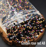 2MM 3MM 4MM jelly drill colorful AB drill nail drills (1000pcs) - Hibah-Diamond painting art studio