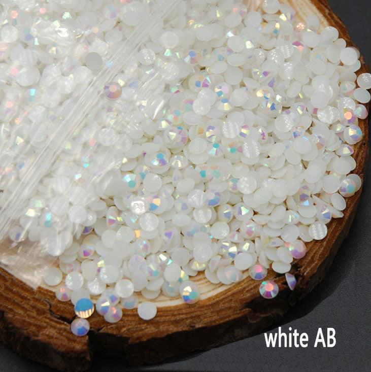 2MM 3MM 4MM jelly drill colorful AB drill nail drills (1000pcs) - Hibah-Diamond painting art studio