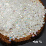 2MM 3MM 4MM jelly drill colorful AB drill nail drills (1000pcs) - Hibah-Diamond painting art studio