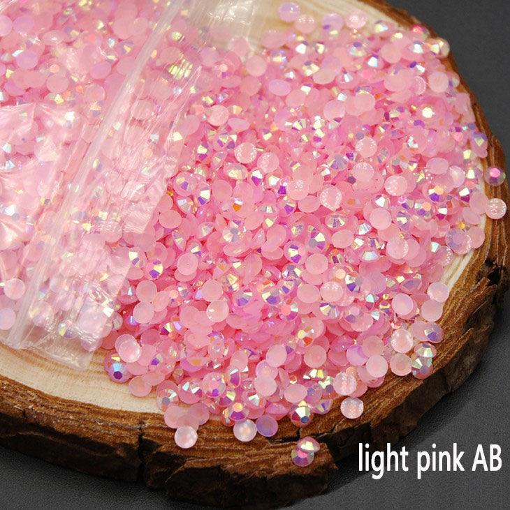 2MM 3MM 4MM jelly drill colorful AB drill nail drills (1000pcs) - Hibah-Diamond painting art studio