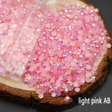 2MM 3MM 4MM jelly drill colorful AB drill nail drills (1000pcs) - Hibah-Diamond painting art studio