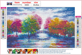 Full Diamond Painting kit - Colorful tree