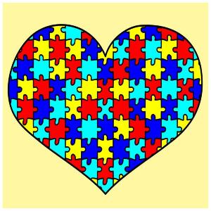 Full Diamond Painting kit - Cartoon heart