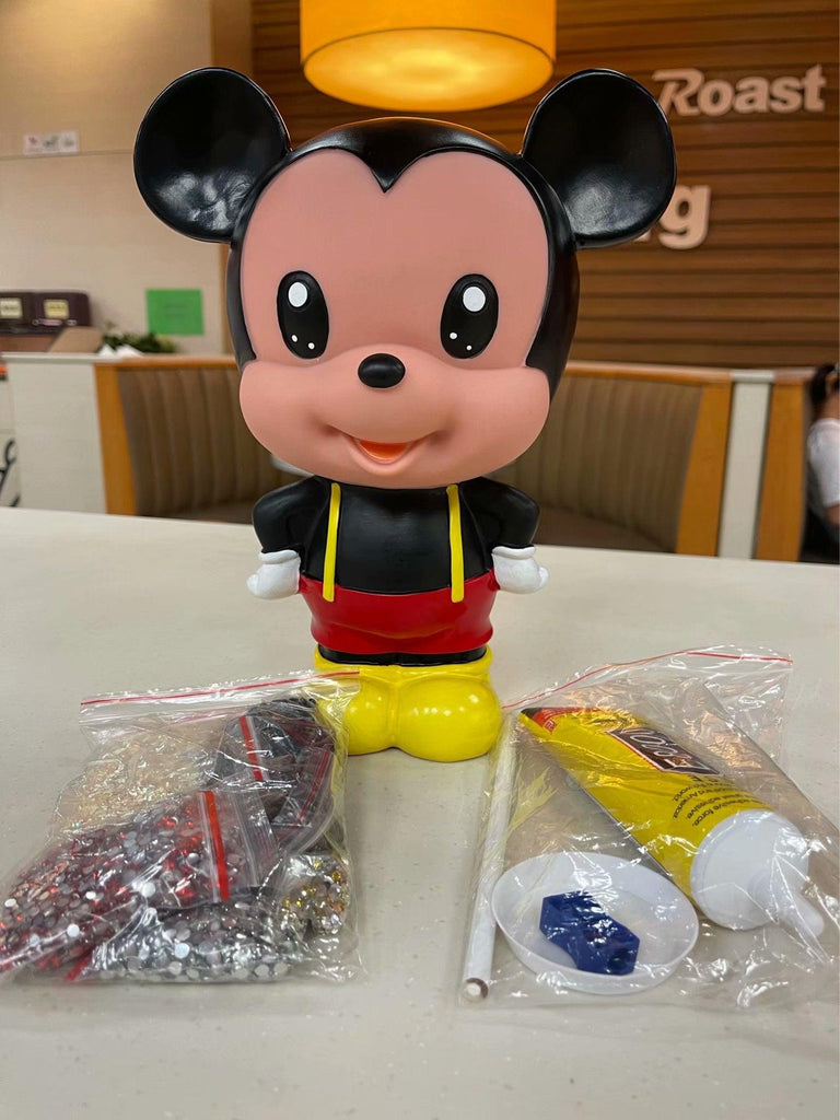 31cm high DIY Minnie Mickey  (with glue tools) - Hibah-Diamond painting art studio