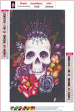 Full Diamond Painting kit - Skull queen