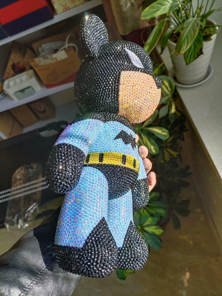 35cm High DIY Batman Popobe bear  (with glue tools) - Hibah-Diamond painting art studio
