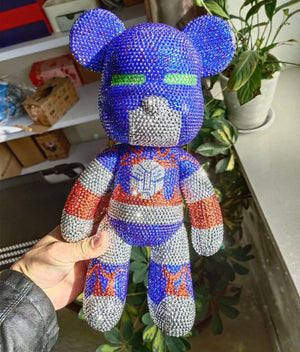 35cm High DIY Transformers Popobe bear  (with glue tools) - Hibah-Diamond painting art studio