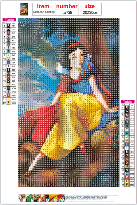 Full Diamond Painting kit - Snow white