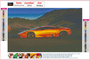 Full Diamond Painting kit - Cool Lamborghini