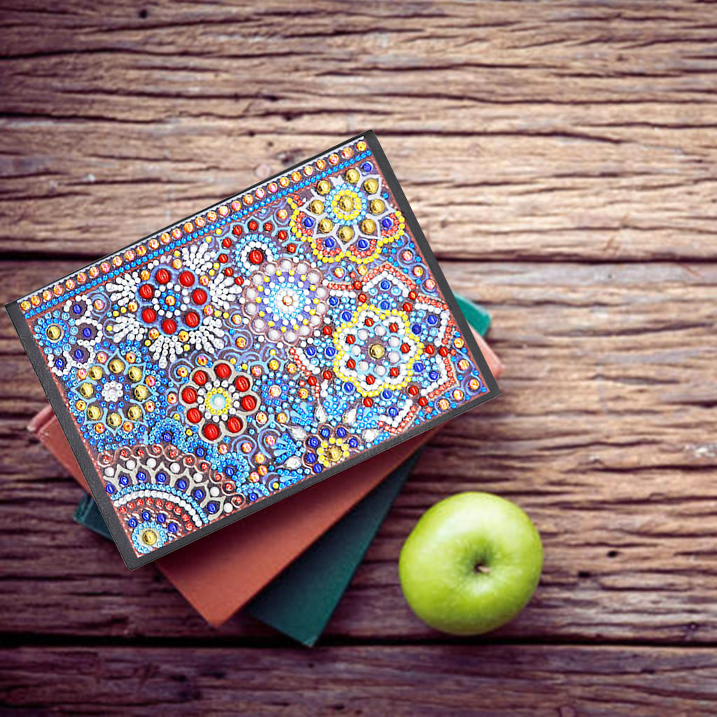 DIY Diamond Painting Notebook - Flower (No lines)