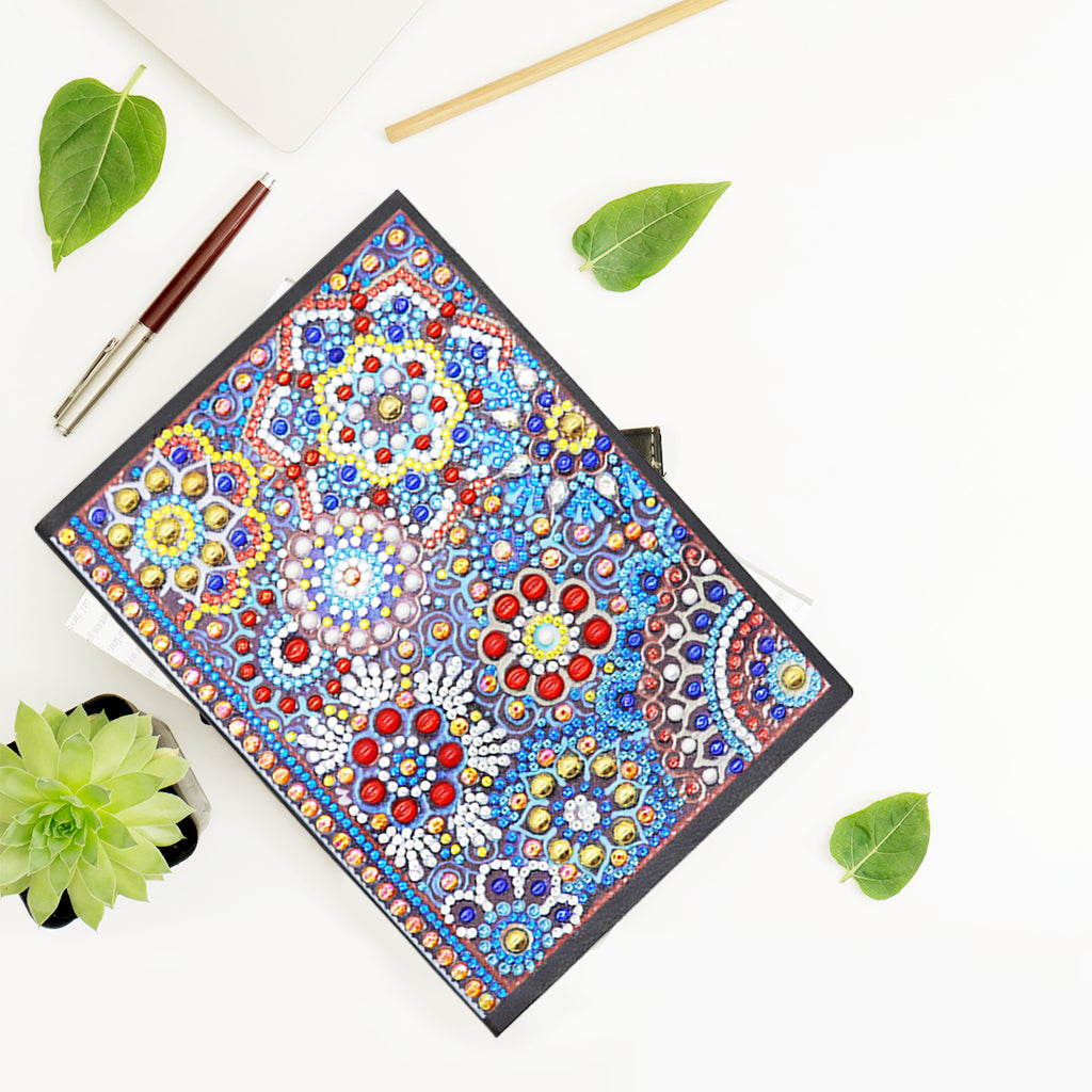 DIY Diamond Painting Notebook - Flower (No lines)