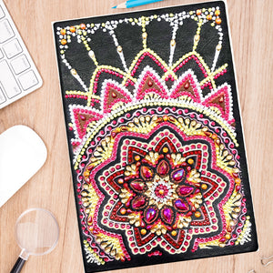 DIY Diamond Painting Notebook - Mandala (No lines)