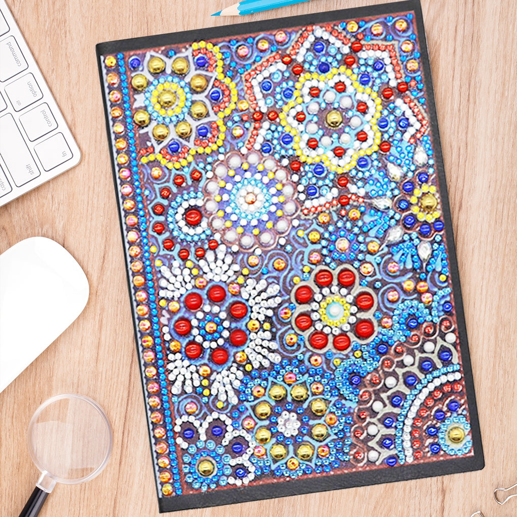 DIY Diamond Painting Notebook - Flower (No lines)