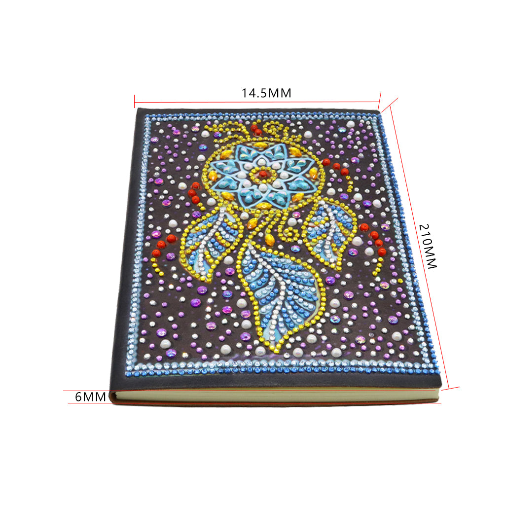 DIY Diamond Painting Notebook - Dreamcatcher (With lines)