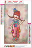 Full Diamond Painting kit - Gorjuss girl