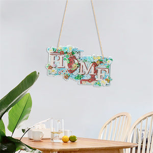 DIY Diamond painting pendant - home