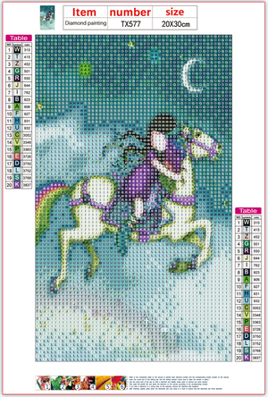 Full Diamond Painting kit - Gorjuss girl - The Runaway