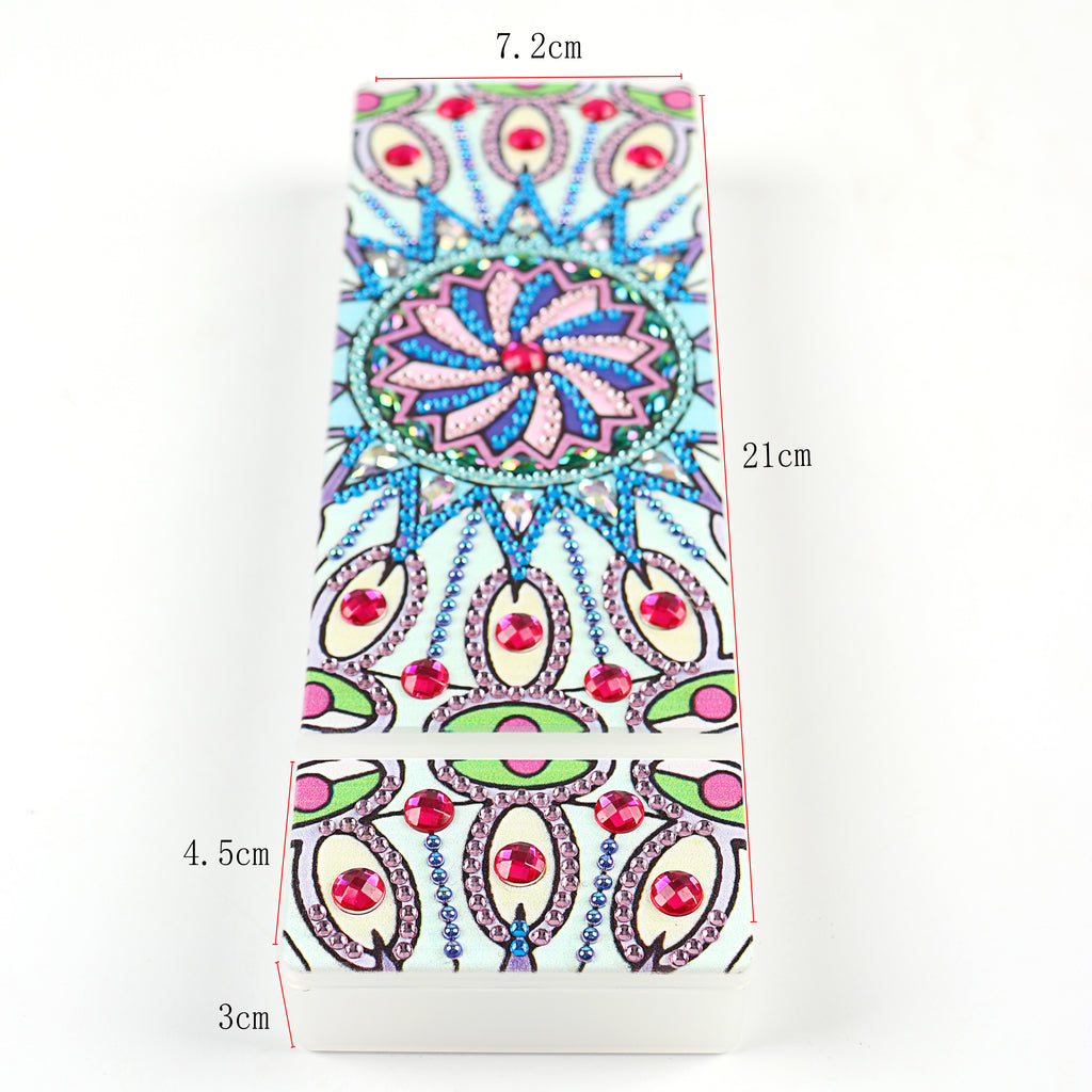 DIY Diamond Painting Stationery box | 2 Grids Mandala