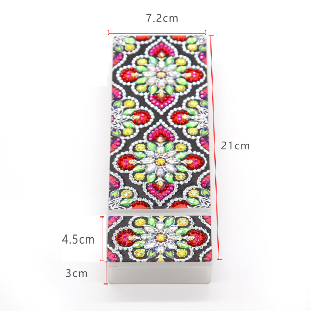DIY Diamond Painting Stationery box | 2 Grids Mandala