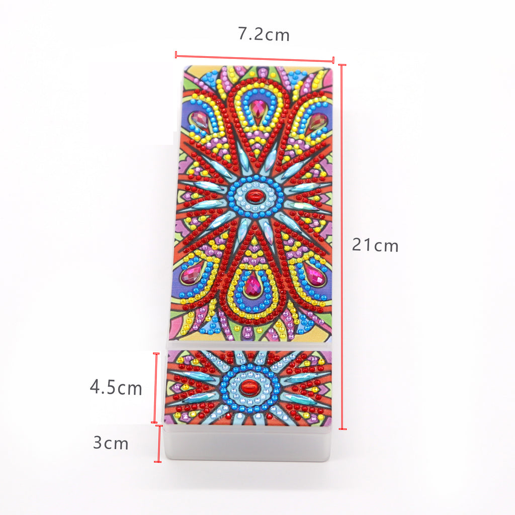 DIY Diamond Painting Stationery box | 2 Grids Mandala