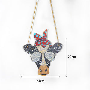 DIY Diamond painting pendant - Cattle