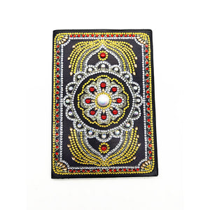 DIY Diamond Painting Notebook - Mandala (No lines)