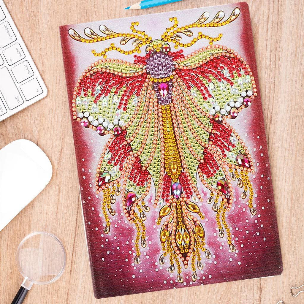DIY Diamond Painting Notebook - Phoenix (No lines)