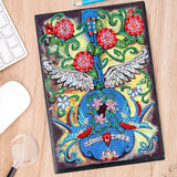 DIY Diamond Painting Notebook - Guitar (No lines)