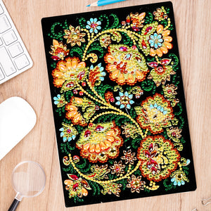 DIY Diamond Painting Notebook - Flower (No lines)