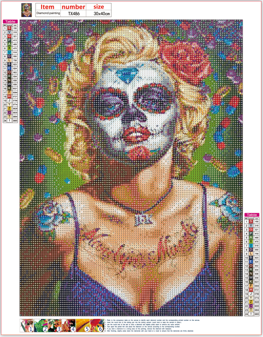 Full Diamond Painting kit - Halloween girl