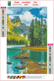 Full Diamond Painting kit - Beautiful lake view