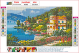 Full Diamond Painting kit - Houses by the sea