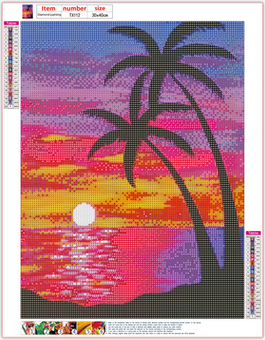 Full Diamond Painting kit - Beautiful seaside
