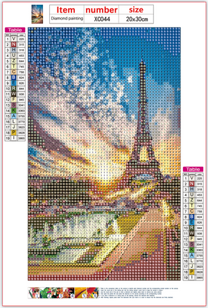 Full Diamond Painting kit - Eiffel Tower