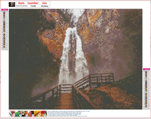 Full Diamond Painting kit - Beautiful waterfall