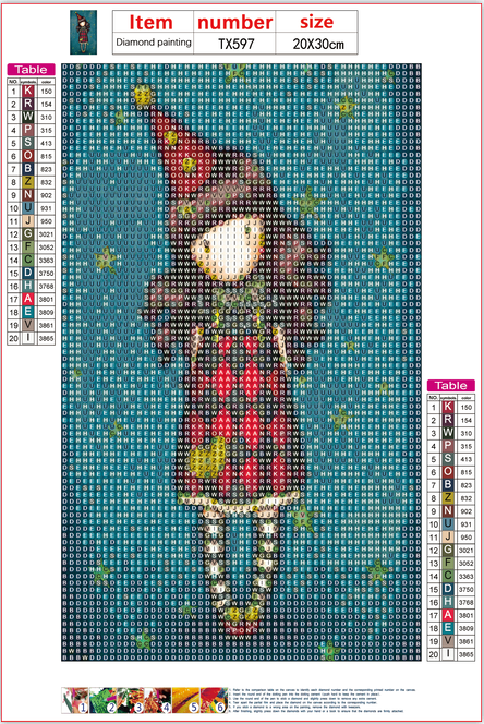 Full Diamond Painting kit - Gorjuss girl - Harlequin
