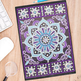 DIY Diamond Painting Notebook - Mandala (No lines)