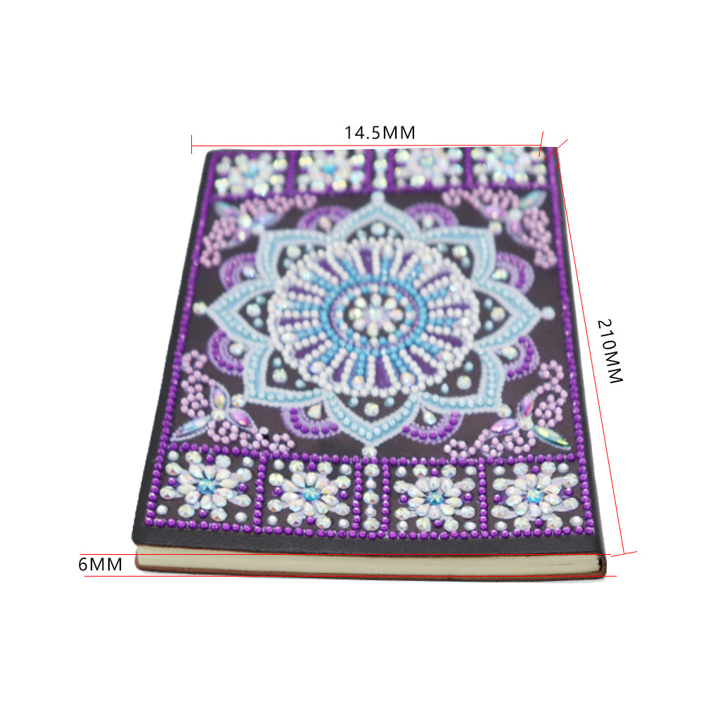 DIY Diamond Painting Notebook - Mandala (No lines)