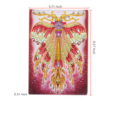 DIY Diamond Painting Notebook - Phoenix (No lines)
