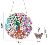 5D diamond painting Christmas Decoration Glowing Wreath (Gift the same type of keychain) - Hibah-Diamond painting art studio