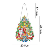 5D diamond painting Christmas Decoration Glowing Wreath - Hibah-Diamond painting art studio