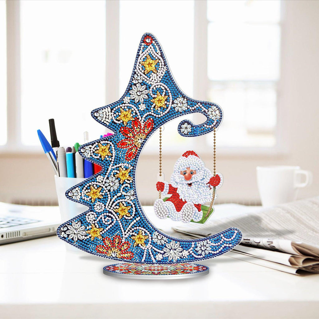 5D diamond painting Christmas decoration ornaments - Hibah-Diamond painting art studio