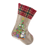 5D diamond painting Christmas stocking Linen candy bag gift bag - Hibah-Diamond painting art studio