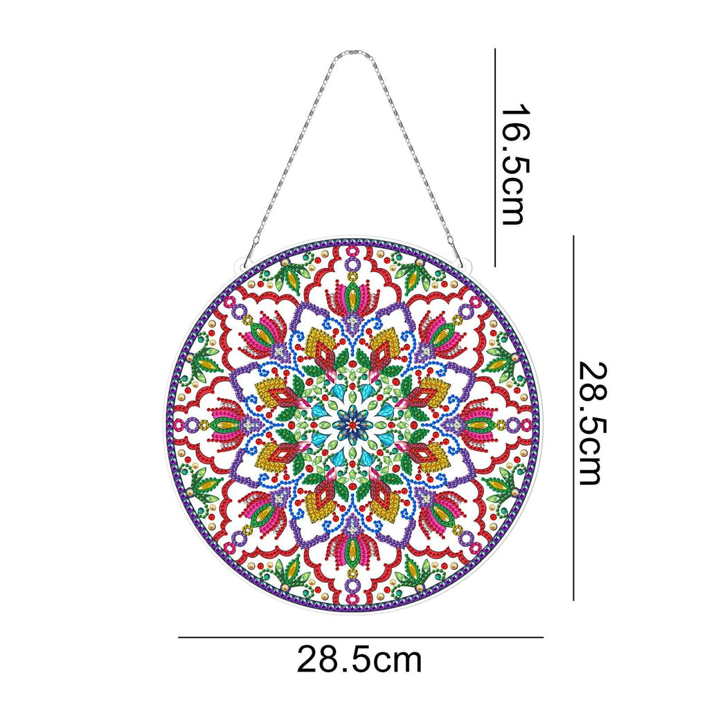 5D diamond painting Decoration Glowing Wreath - Hibah-Diamond painting art studio